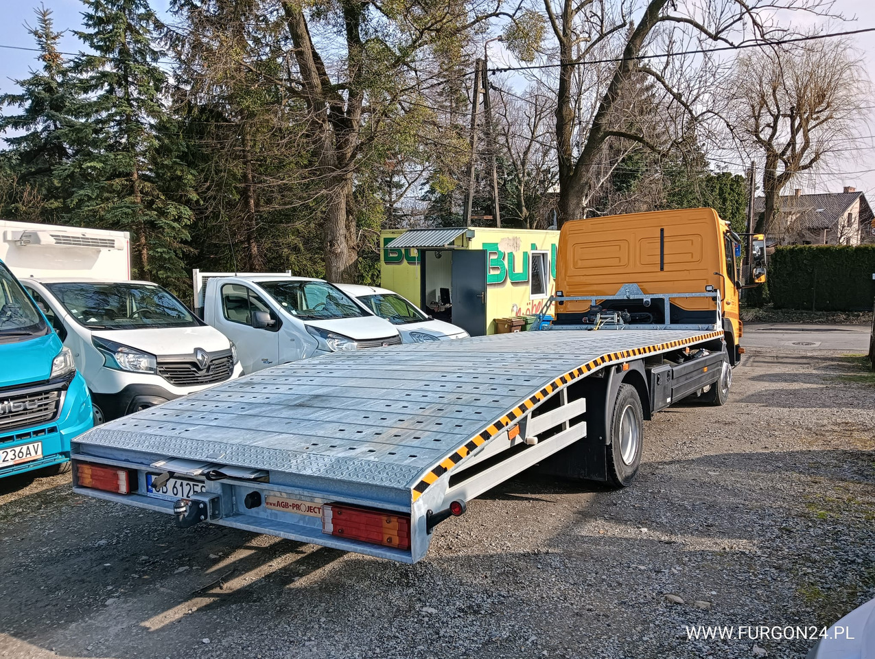 MERCEDES ATEGO 1018 POMOC DROGOWA LAWETA NR 665 - Přepravník automobilů: obrázek 4 MERCEDES ATEGO 1018 POMOC DROGOWA LAWETA NR 665 - Přepravník automobilů: obrázek 4
