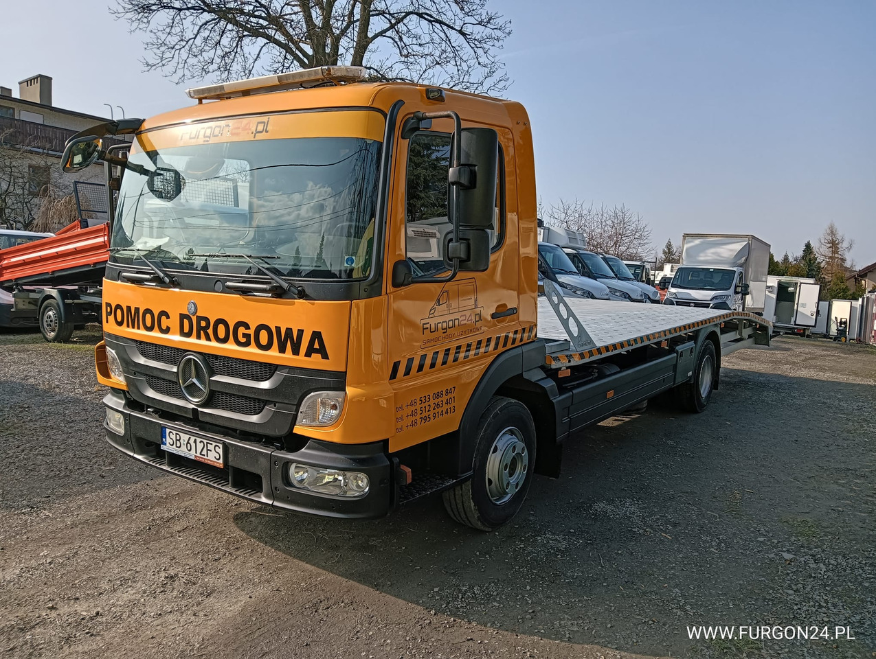 MERCEDES ATEGO 1018 POMOC DROGOWA LAWETA NR 665 - Přepravník automobilů: obrázek 1 MERCEDES ATEGO 1018 POMOC DROGOWA LAWETA NR 665 - Přepravník automobilů: obrázek 1
