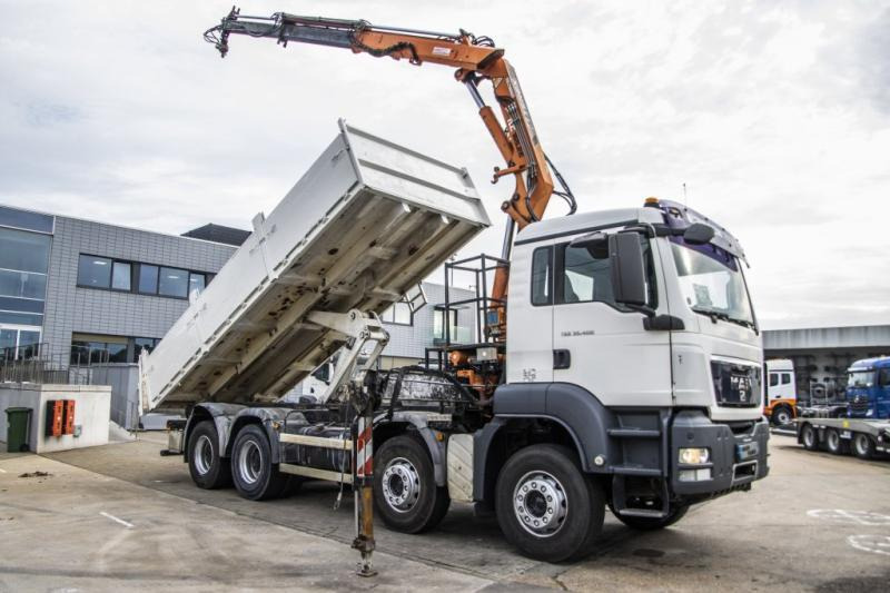 MAN TGS 35.400+TEREX 16T/2 - Sklápěč, Auto s hydraulickou rukou: obrázek 2 MAN TGS 35.400+TEREX 16T/2 - Sklápěč, Auto s hydraulickou rukou: obrázek 2