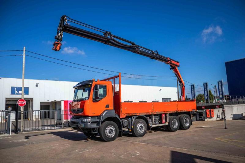 Renault KERAX 380DXI+E5+PK18TM/4EXT - Nákladní automobil valníkový/ Plošinový, Auto s hydraulickou rukou: obrázek 1 Renault KERAX 380DXI+E5+PK18TM/4EXT - Nákladní automobil valníkový/ Plošinový, Auto s hydraulickou rukou: obrázek 1