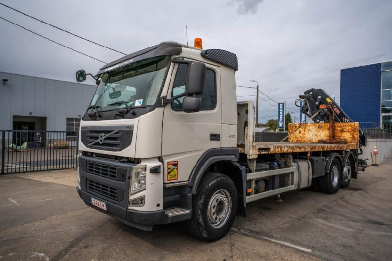 Nákladní automobil valníkový/ Plošinový, Auto s hydraulickou rukou Volvo FM 410 DXI -6X2+HIAB 24 T/m/2x: obrázek 7