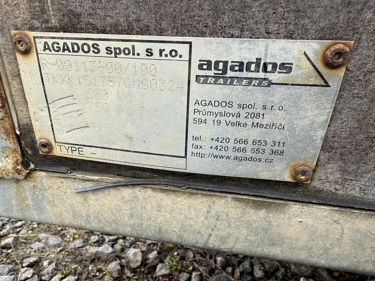 Přívěsný vozík Agados Kangaro, 15, Prívesný vozík 600kg: obrázek 7 Přívěsný vozík Agados Kangaro, 15, Prívesný vozík 600kg: obrázek 7