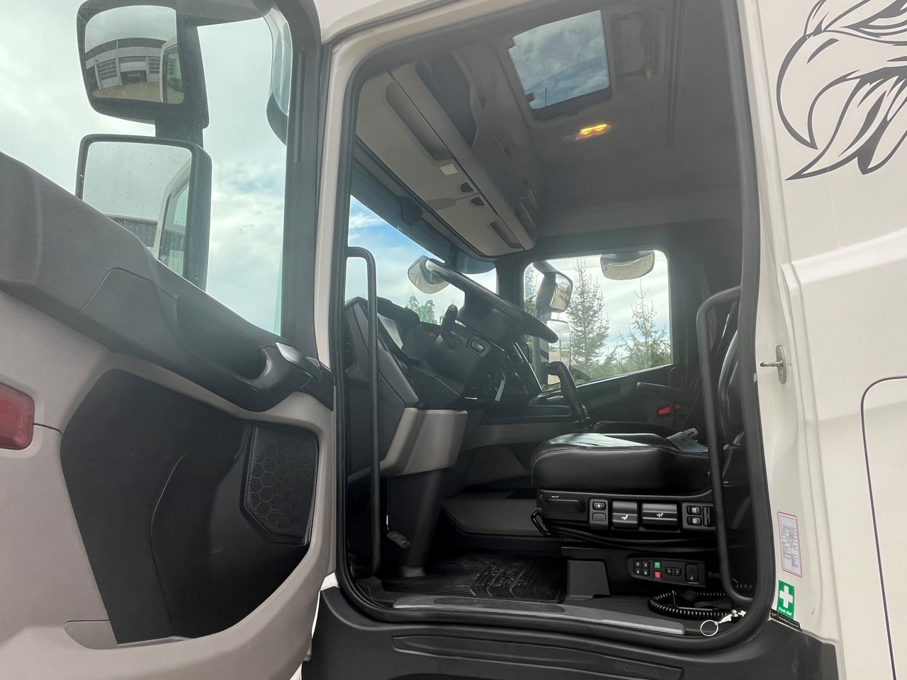 Nákladní automobil valníkový/ Plošinový, Auto s hydraulickou rukou SCANIA R450,  2018, PALFINGER PK 22002 +RC: obrázek 22