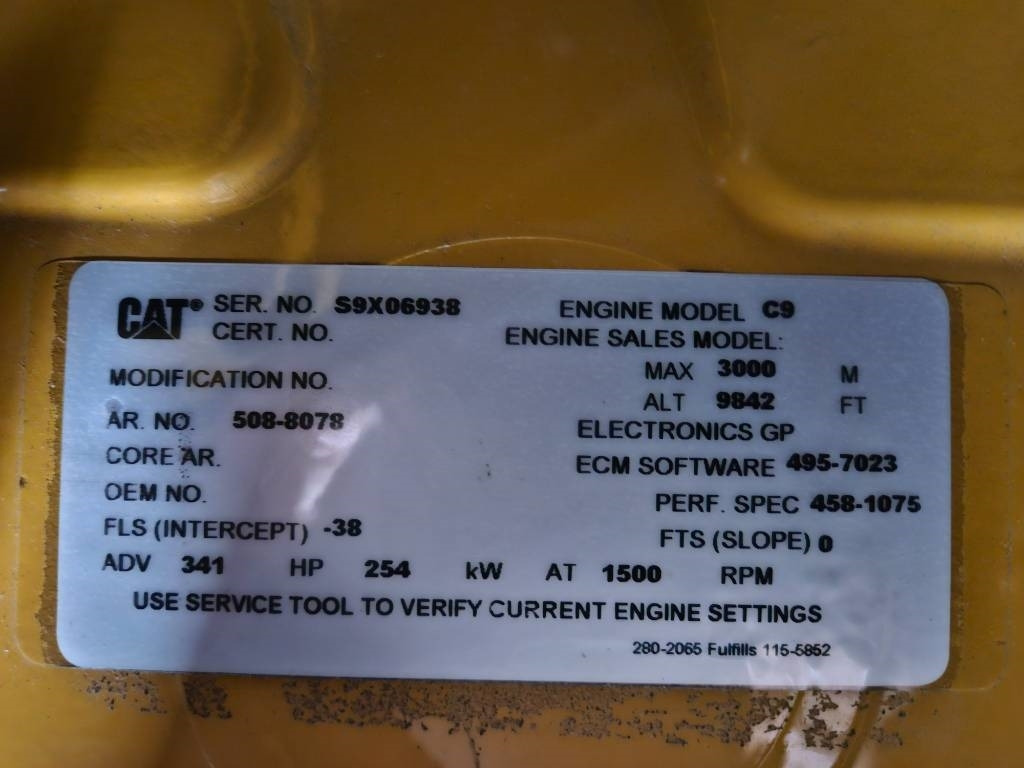 Nový Elektrický generátor CAT DE275E0 - C9 - 275 kVA Generator - DPX-18020: obrázek 10