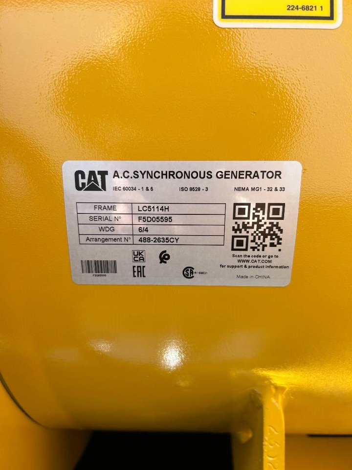 Nový Elektrický generátor CAT DE275E0 - C9 - 275 kVA Generator - DPX-18020: obrázek 15