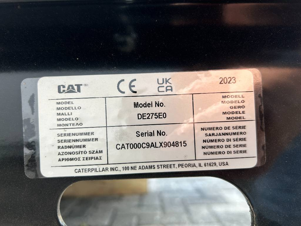 Nový Elektrický generátor CAT DE275E0 - C9 - 275 kVA Generator - DPX-18020: obrázek 18
