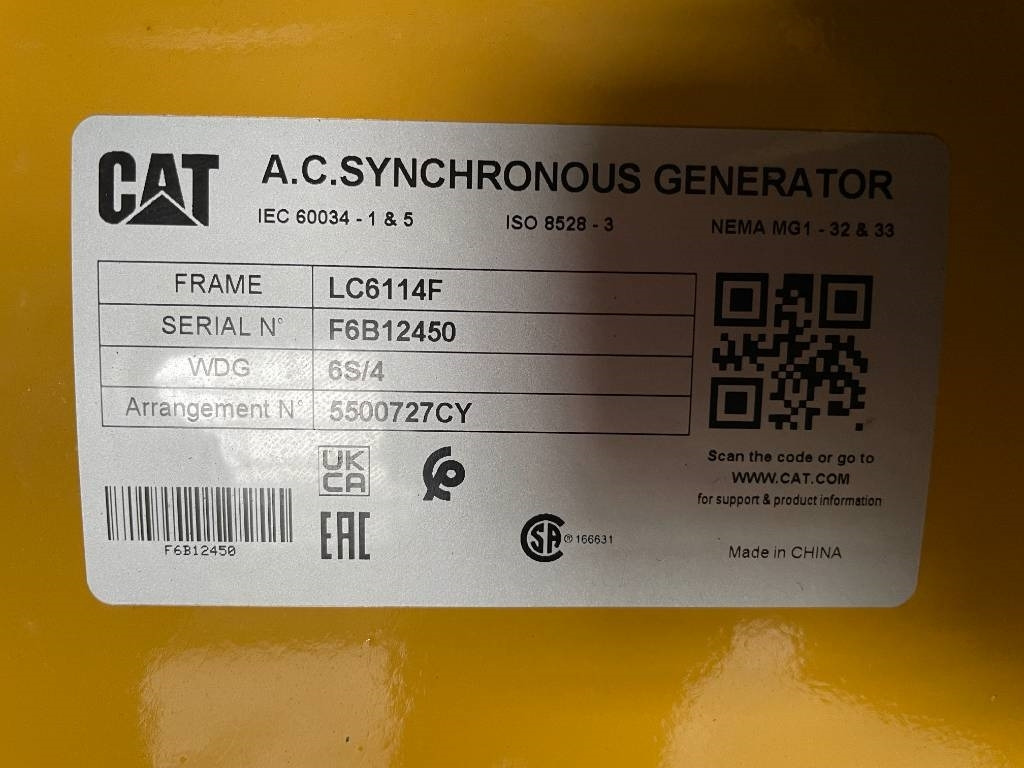 Nový Elektrický generátor CAT DE550E0 - C15 - 550 kVA Generator - DPX-18027: obrázek 6
