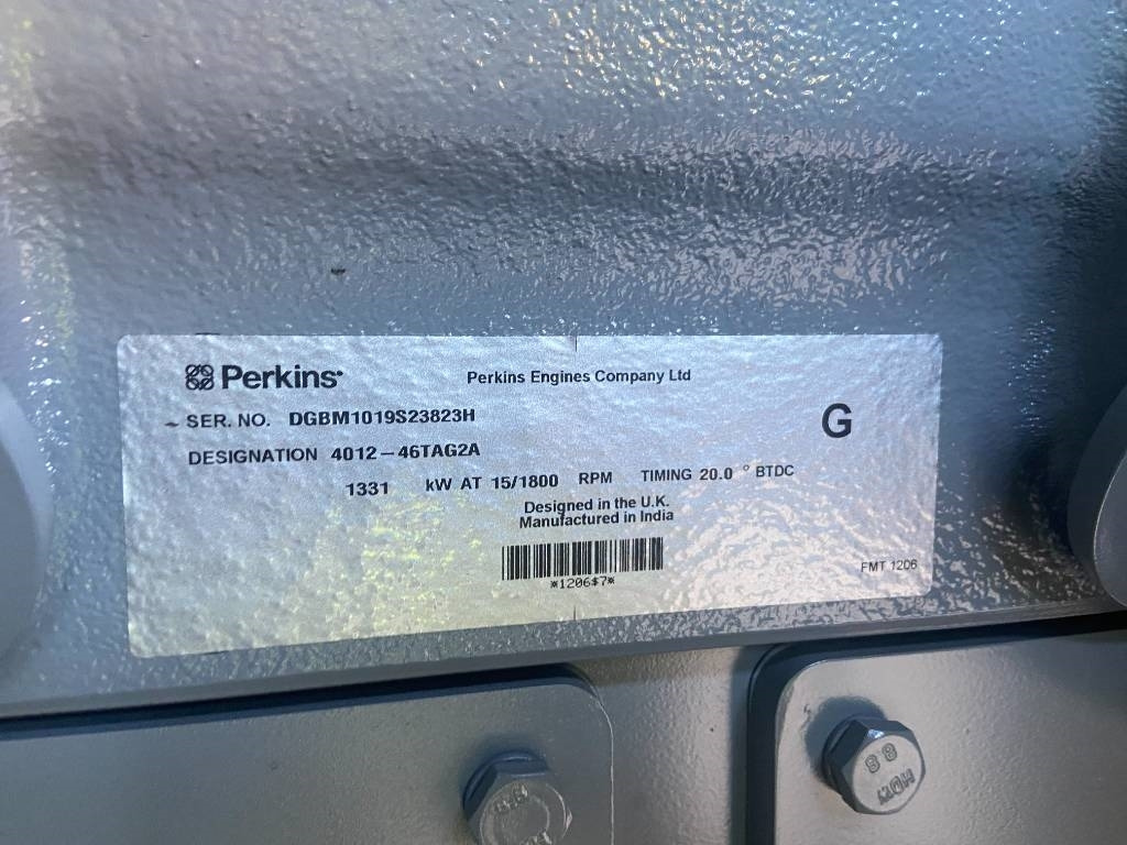 Perkins 4012-46TAG2A - 1.650 kVA Generator - DPX-19823  leasing Perkins 4012-46TAG2A - 1.650 kVA Generator - DPX-19823: obrázek 11