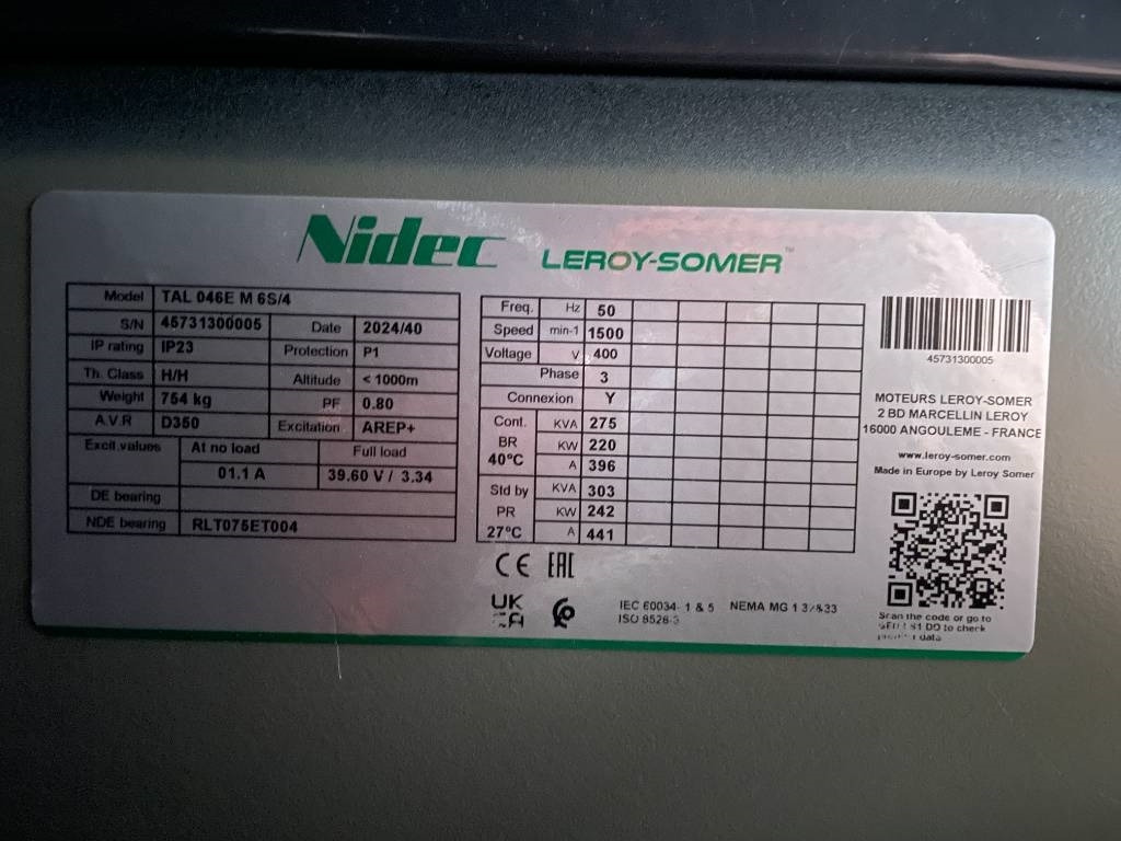 Scania DC09 - 300 kVA Generator - DPX-17947 - Elektrický generátor: obrázek 3 Scania DC09 - 300 kVA Generator - DPX-17947 - Elektrický generátor: obrázek 3