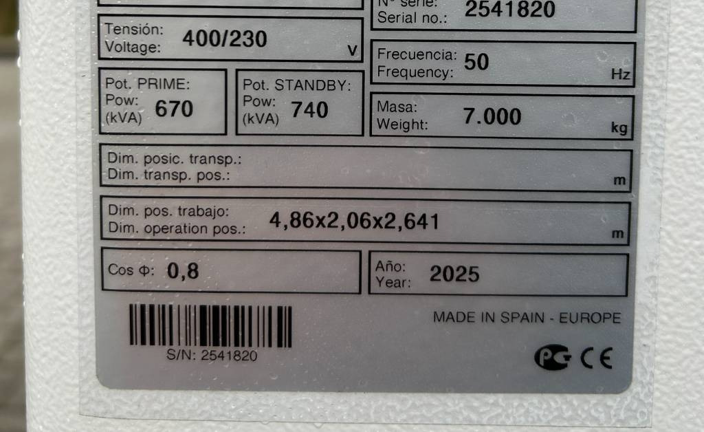 Volvo TWD1683GE - 740 kVA Stage V Generator - DPX-19040  leasing Volvo TWD1683GE - 740 kVA Stage V Generator - DPX-19040: obrázek 6