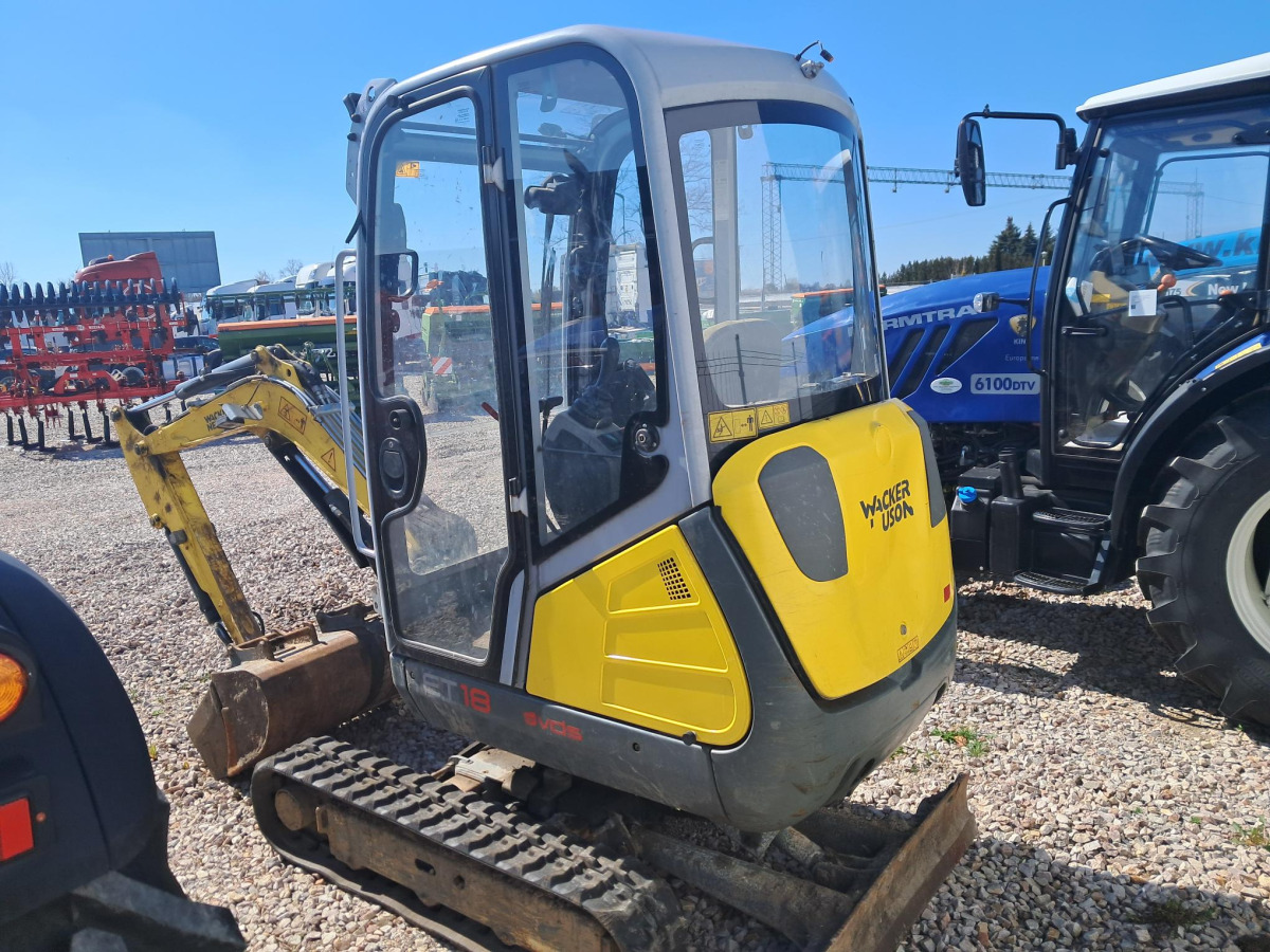 Minikoparka gąsienicowa WACKER NEUSON ET18 - 2021 - 1597 mth - 3 łyżki - Mini rýpadlo: obrázek 3 Minikoparka gąsienicowa WACKER NEUSON ET18 - 2021 - 1597 mth - 3 łyżki - Mini rýpadlo: obrázek 3