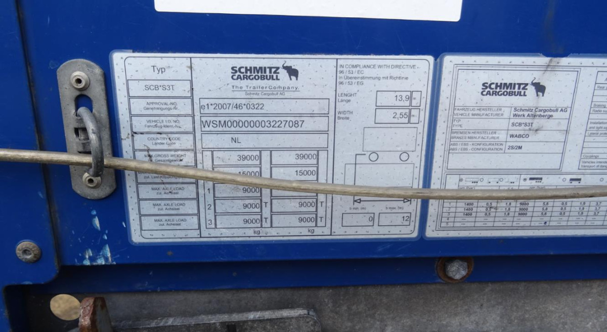 SCHMITZ CARGOBULL SCB S3 SKRZYNIOWA - Přívěs plato/ Valník: obrázek 3 SCHMITZ CARGOBULL SCB S3 SKRZYNIOWA - Přívěs plato/ Valník: obrázek 3