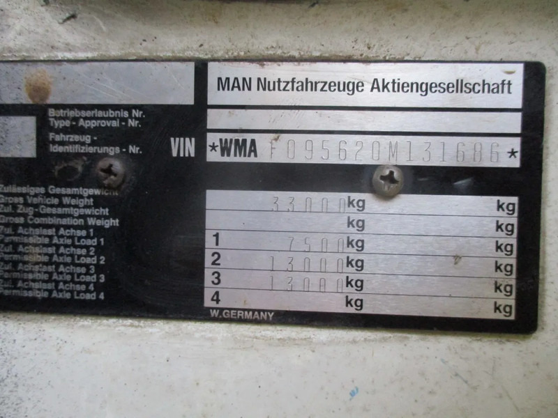 Sklápěč MAN 26 322 ZF Manual , 6x4 , 3 way tipper , Spring suspension: obrázek 20
