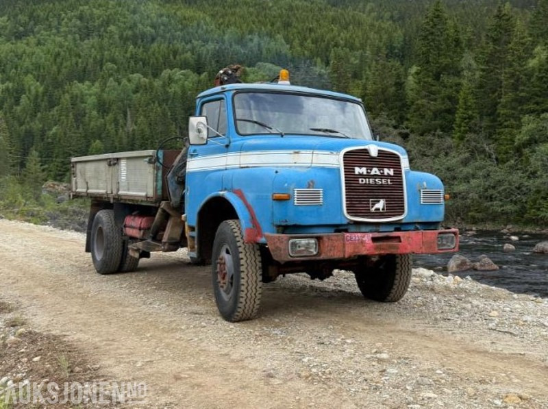 1973 Kranbil - MAN 8.168 HA, 4x4, Plan med tipp - Auto s hydraulickou rukou: obrázek 2 1973 Kranbil - MAN 8.168 HA, 4x4, Plan med tipp - Auto s hydraulickou rukou: obrázek 2