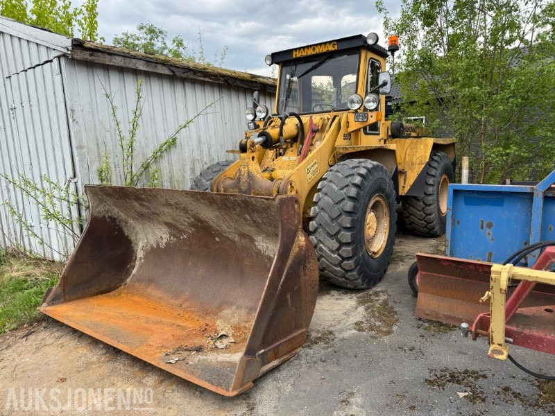1985 Hanomag 55D hjullaster med skuffe - Kolový nakladač: obrázek 1 1985 Hanomag 55D hjullaster med skuffe - Kolový nakladač: obrázek 1