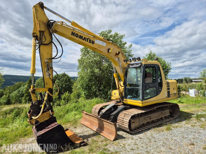 1998 Komatsu PC130, beltegraver m. Engcon tiltrotator - Rýpadlo: obrázek 1 1998 Komatsu PC130, beltegraver m. Engcon tiltrotator - Rýpadlo: obrázek 1