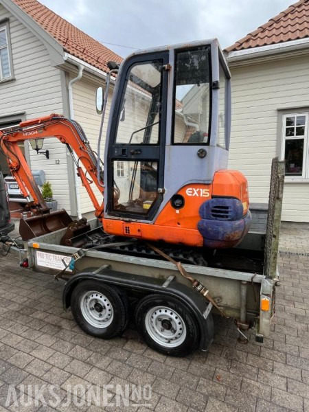 2000 Minigraver - Hitachi EX15 - Mini rýpadlo: obrázek 3 2000 Minigraver - Hitachi EX15 - Mini rýpadlo: obrázek 3