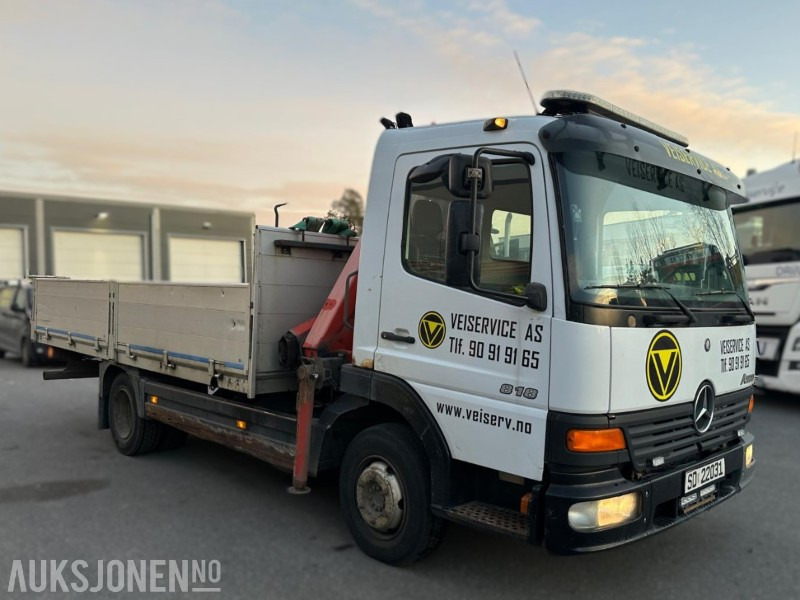 2004 Mercedes-Benz Atego 818/36 AT – Planbil med Fassi F60 kran – EU-godkjent til 02/2026 – Kjørbar - Auto s hydraulickou rukou: obrázek 3 2004 Mercedes-Benz Atego 818/36 AT – Planbil med Fassi F60 kran – EU-godkjent til 02/2026 – Kjørbar - Auto s hydraulickou rukou: obrázek 3