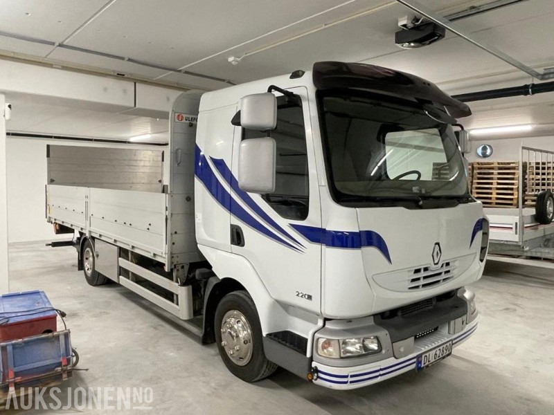 2007 RENAULT MIDLUM LASTEBIL - PLANBIL MED LIFT. KUN 95544 KM! - Nákladní automobil valníkový/ Plošinový: obrázek 3 2007 RENAULT MIDLUM LASTEBIL - PLANBIL MED LIFT. KUN 95544 KM! - Nákladní automobil valníkový/ Plošinový: obrázek 3