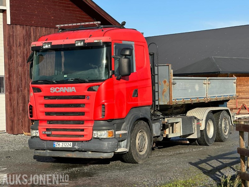 2007 SCANIA R480 6x2 KROKBIL - Hákový nosič kontejnerů: obrázek 1 2007 SCANIA R480 6x2 KROKBIL - Hákový nosič kontejnerů: obrázek 1