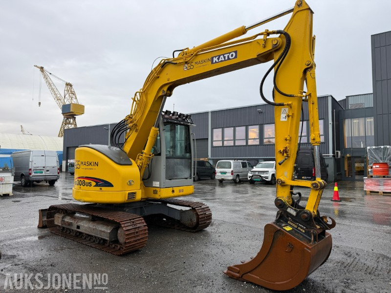 2008 Kato HD 308 US 8-tonns gravemaskin - Klepp hurtigfeste - Klepp graveskuff + pusseskuff m/tilt - 3927 timer - Rýpadlo: obrázek 3 2008 Kato HD 308 US 8-tonns gravemaskin - Klepp hurtigfeste - Klepp graveskuff + pusseskuff m/tilt - 3927 timer - Rýpadlo: obrázek 3