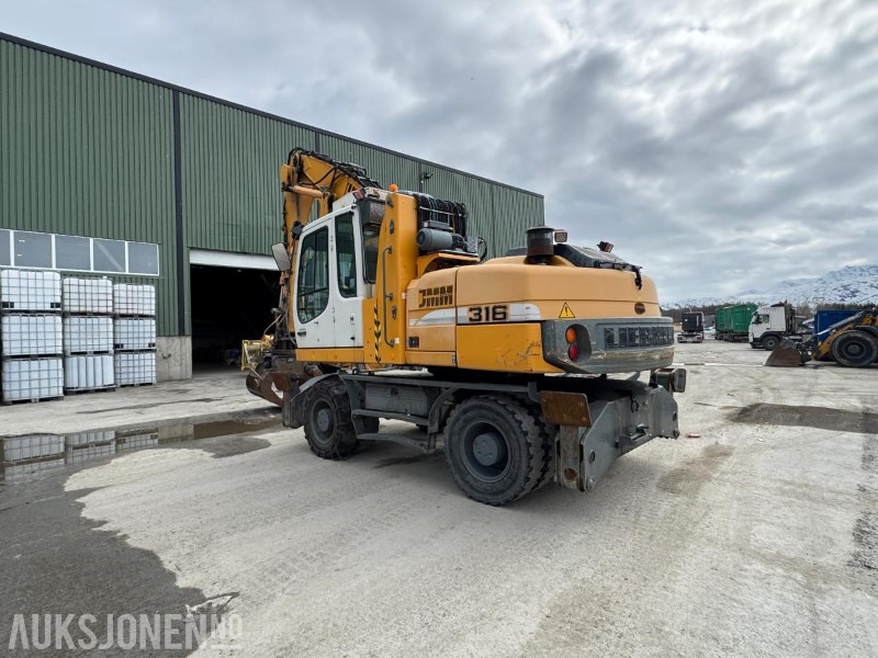 2009 Liebherr A316 Litronic hjulgraver - Hevbar hytte - Klype - 13065T - Rýpadlo: obrázek 3 2009 Liebherr A316 Litronic hjulgraver - Hevbar hytte - Klype - 13065T - Rýpadlo: obrázek 3