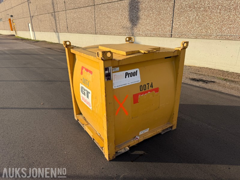 2011 Fuel Proof 1000L dieseltank m/ kran og koblinger - Stavební zařízení: obrázek 1 2011 Fuel Proof 1000L dieseltank m/ kran og koblinger - Stavební zařízení: obrázek 1