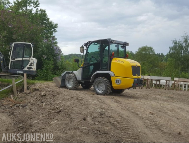 2012 KramerAllrad 350 Hjullaster - KUN 660 timer Mva-fri - Med original skuffe og pallegafler - Kolový nakladač: obrázek 3 2012 KramerAllrad 350 Hjullaster - KUN 660 timer Mva-fri - Med original skuffe og pallegafler - Kolový nakladač: obrázek 3