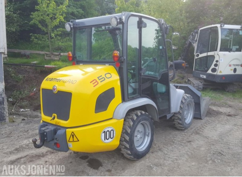 2012 KramerAllrad 350 Hjullaster - KUN 660 timer Mva-fri - Med original skuffe og pallegafler - Kolový nakladač: obrázek 5 2012 KramerAllrad 350 Hjullaster - KUN 660 timer Mva-fri - Med original skuffe og pallegafler - Kolový nakladač: obrázek 5