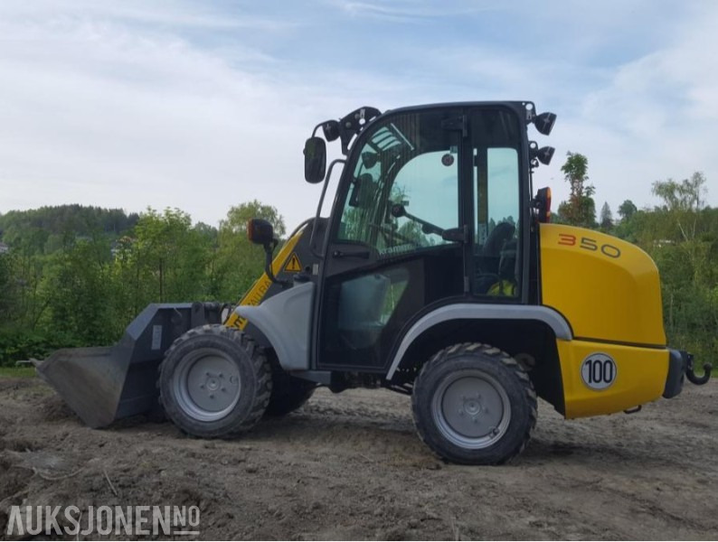 2012 KramerAllrad 350 Hjullaster - KUN 660 timer Mva-fri - Med original skuffe og pallegafler - Kolový nakladač: obrázek 1 2012 KramerAllrad 350 Hjullaster - KUN 660 timer Mva-fri - Med original skuffe og pallegafler - Kolový nakladač: obrázek 1