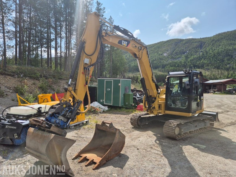 2014 Cat 308E 2 CR beltegraver, med tiltrotator/gripekasett - Rýpadlo: obrázek 1 2014 Cat 308E 2 CR beltegraver, med tiltrotator/gripekasett - Rýpadlo: obrázek 1