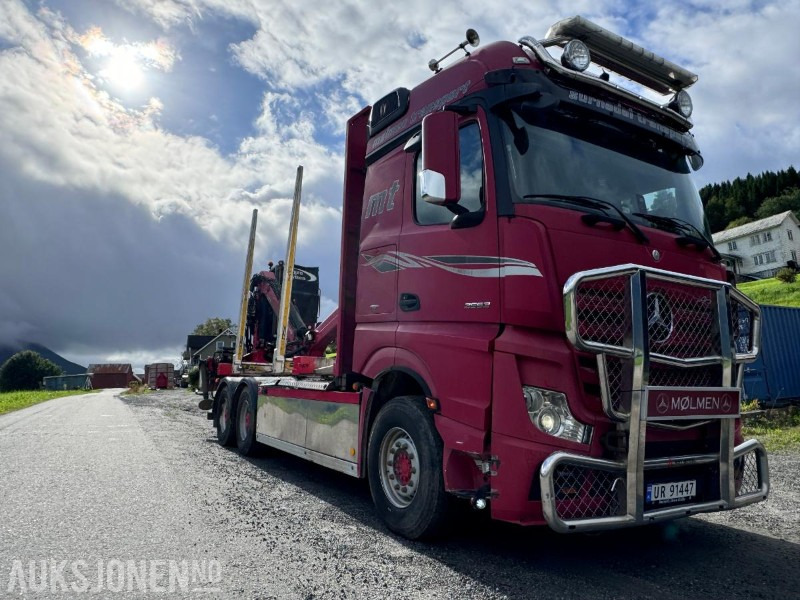 2014 Mercedes-Benz Actros 2663 - 6x4 - Tømmerbil med Palfinger Epsilon Tømmerkran med hytte - Navreduksjon - Lesovůz, Auto s hydraulickou rukou: obrázek 3 2014 Mercedes-Benz Actros 2663 - 6x4 - Tømmerbil med Palfinger Epsilon Tømmerkran med hytte - Navreduksjon - Lesovůz, Auto s hydraulickou rukou: obrázek 3