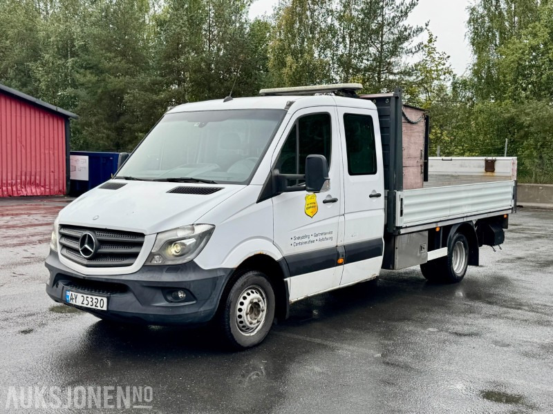 2014 Mercedes-Benz Sprinter 516 CDI planbil, 5-tonn, dobbelkabin, bakløft, lysbjelke - Nákladní automobil valníkový/ Plošinový: obrázek 1 2014 Mercedes-Benz Sprinter 516 CDI planbil, 5-tonn, dobbelkabin, bakløft, lysbjelke - Nákladní automobil valníkový/ Plošinový: obrázek 1