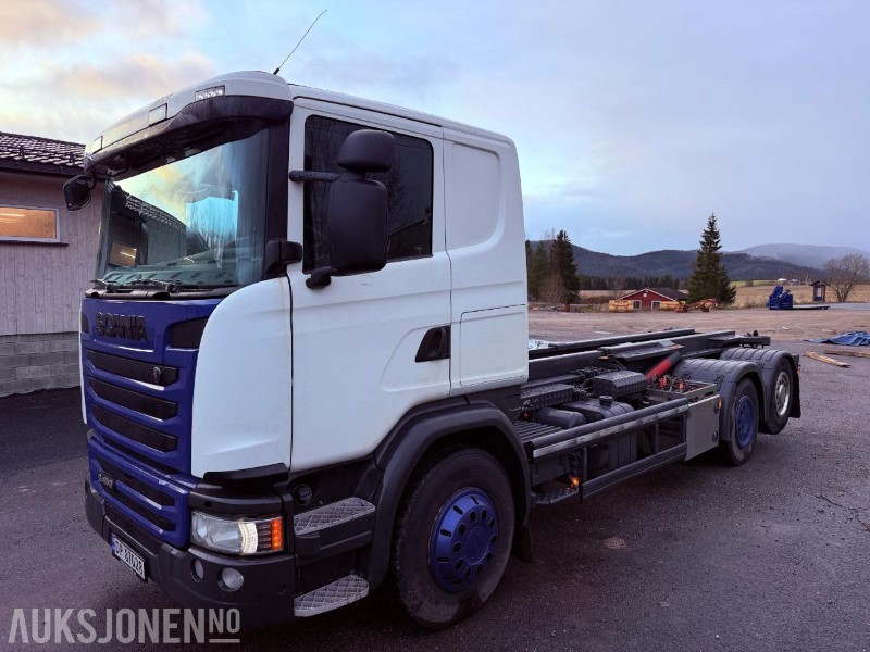 2015 Scania G450 EURO 6 444933 km - Styrbar boggi og Webasto - Hákový nosič kontejnerů: obrázek 1 2015 Scania G450 EURO 6 444933 km - Styrbar boggi og Webasto - Hákový nosič kontejnerů: obrázek 1