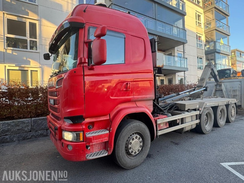 2015 Scania R580 8x4 tridem Krokbil / krokløft m/ JOAB 24t krok med knekk - Hákový nosič kontejnerů: obrázek 1 2015 Scania R580 8x4 tridem Krokbil / krokløft m/ JOAB 24t krok med knekk - Hákový nosič kontejnerů: obrázek 1