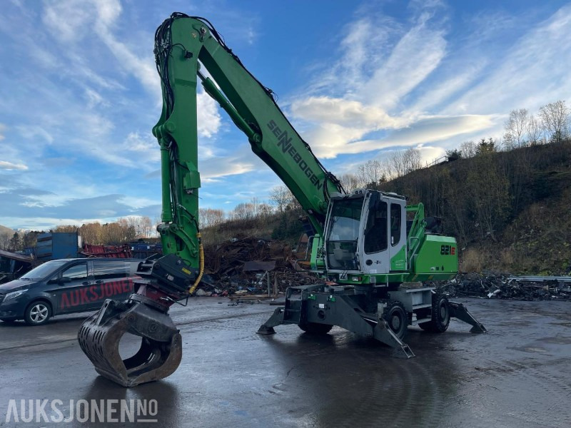 2015 Sennebogen 821M Hjulgraver med hevbar hytte, roterende sorterings klype, leveres med ny sertifisering - Rýpadlo: obrázek 1 2015 Sennebogen 821M Hjulgraver med hevbar hytte, roterende sorterings klype, leveres med ny sertifisering - Rýpadlo: obrázek 1