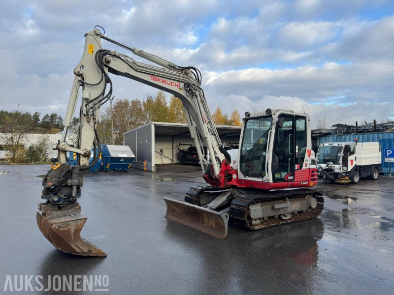 2015 Takeuchi TB290 beltegraver – tiltrotator, servicehistorikk, sentralsmøring og Webasto – godt utstyrt - Rýpadlo: obrázek 1 2015 Takeuchi TB290 beltegraver – tiltrotator, servicehistorikk, sentralsmøring og Webasto – godt utstyrt - Rýpadlo: obrázek 1