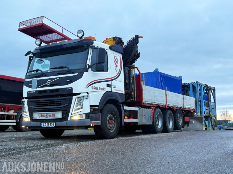 2015 Volvo FM 500 8x4 kranbil - Effer 215/6S kran og ARKA planpåbygg - EU godkjent til 30.09.26 - Auto s hydraulickou rukou: obrázek 1 2015 Volvo FM 500 8x4 kranbil - Effer 215/6S kran og ARKA planpåbygg - EU godkjent til 30.09.26 - Auto s hydraulickou rukou: obrázek 1