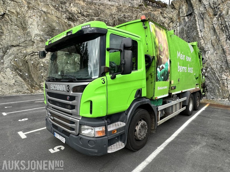 2016 Scania P320 Komprimatorbil - 2 kammer Inkl. biokammer/MTM påbygg - Vůz na odvoz odpadků: obrázek 1 2016 Scania P320 Komprimatorbil - 2 kammer Inkl. biokammer/MTM påbygg - Vůz na odvoz odpadků: obrázek 1