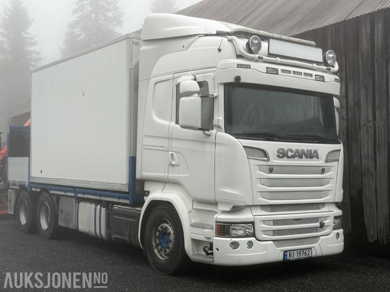 2016 Scania R 520 EURO 6T med bakmontert Palfingerkran - Auto s hydraulickou rukou: obrázek 1 2016 Scania R 520 EURO 6T med bakmontert Palfingerkran - Auto s hydraulickou rukou: obrázek 1