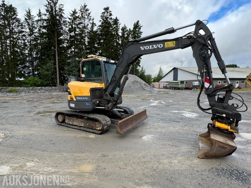 2016 Volvo ecr58d beltegraver 4301t, tiltrotator, pusseskuff,steinskuff - Mini rýpadlo: obrázek 2 2016 Volvo ecr58d beltegraver 4301t, tiltrotator, pusseskuff,steinskuff - Mini rýpadlo: obrázek 2