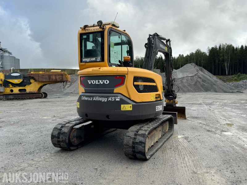 2016 Volvo ecr58d beltegraver 4301t, tiltrotator, pusseskuff,steinskuff - Mini rýpadlo: obrázek 4 2016 Volvo ecr58d beltegraver 4301t, tiltrotator, pusseskuff,steinskuff - Mini rýpadlo: obrázek 4