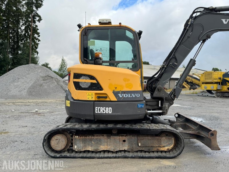 2016 Volvo ecr58d beltegraver 4301t, tiltrotator, pusseskuff,steinskuff - Mini rýpadlo: obrázek 3 2016 Volvo ecr58d beltegraver 4301t, tiltrotator, pusseskuff,steinskuff - Mini rýpadlo: obrázek 3
