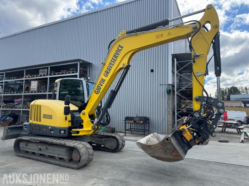 2016 Wacker Neuson ET 90 GRAVEMASKIN MED ROTOTILT, SENTRALSMØRING OG 3 SKUFFER - Rýpadlo: obrázek 5 2016 Wacker Neuson ET 90 GRAVEMASKIN MED ROTOTILT, SENTRALSMØRING OG 3 SKUFFER - Rýpadlo: obrázek 5