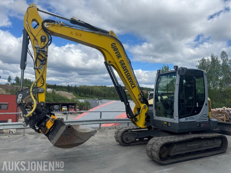 2016 Wacker Neuson ET 90 GRAVEMASKIN MED ROTOTILT, SENTRALSMØRING OG 3 SKUFFER - Rýpadlo: obrázek 2 2016 Wacker Neuson ET 90 GRAVEMASKIN MED ROTOTILT, SENTRALSMØRING OG 3 SKUFFER - Rýpadlo: obrázek 2