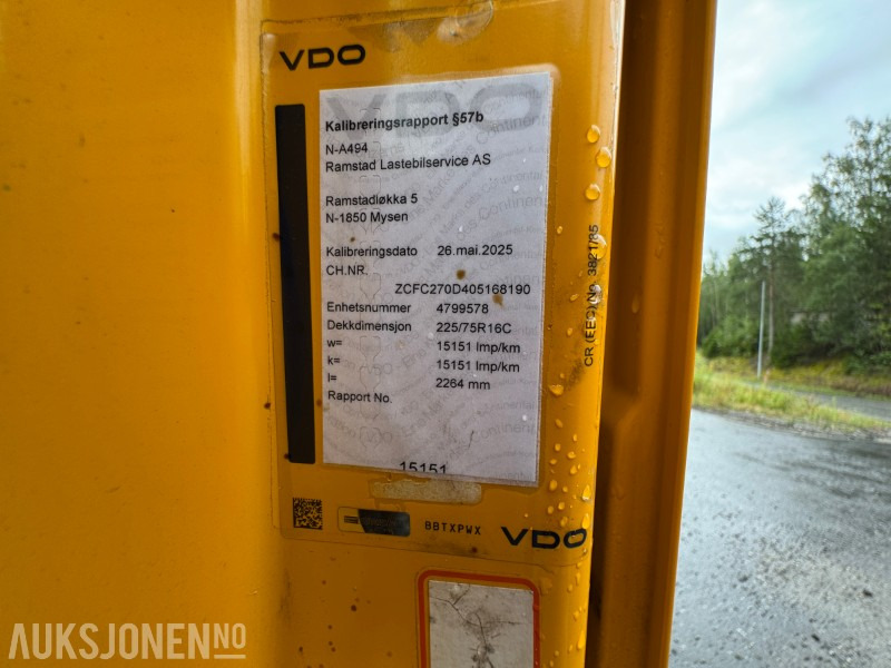 Nákladní automobil valníkový/ Plošinový 2017 Iveco Daily dobbelkabin m/kran, Webasto, innredning, inverter og vinterhjul: obrázek 18
