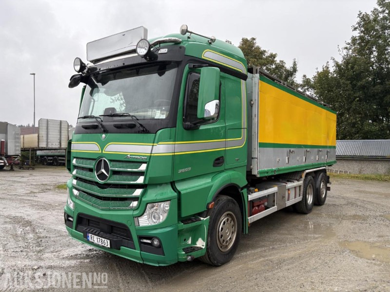 2017 Mercedes-Benz 2553 ACTROS container bil - Podvozek s kabinou: obrázek 1 2017 Mercedes-Benz 2553 ACTROS container bil - Podvozek s kabinou: obrázek 1