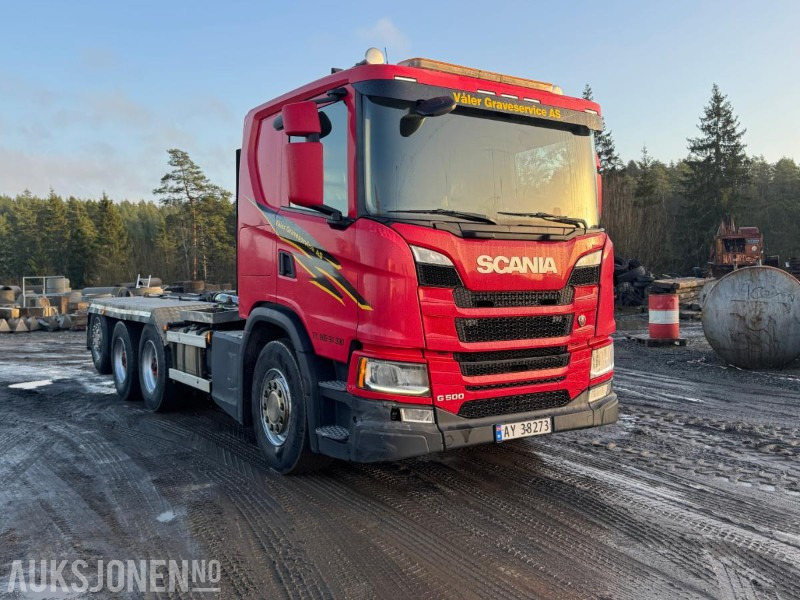 2018 SCANIA G500 TRIDEM KROKBIL JOAB, HARDOX DUMPERKASSE, SERVICEHISTORIKK, 306976 KM - Hákový nosič kontejnerů: obrázek 3 2018 SCANIA G500 TRIDEM KROKBIL JOAB, HARDOX DUMPERKASSE, SERVICEHISTORIKK, 306976 KM - Hákový nosič kontejnerů: obrázek 3