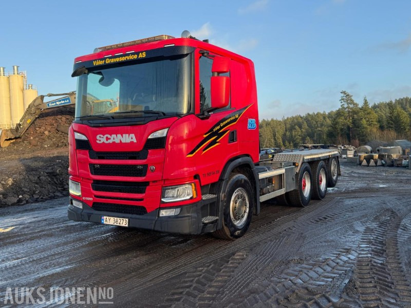 2018 SCANIA G500 TRIDEM KROKBIL JOAB, HARDOX DUMPERKASSE, SERVICEHISTORIKK, 306976 KM - Hákový nosič kontejnerů: obrázek 2 2018 SCANIA G500 TRIDEM KROKBIL JOAB, HARDOX DUMPERKASSE, SERVICEHISTORIKK, 306976 KM - Hákový nosič kontejnerů: obrázek 2