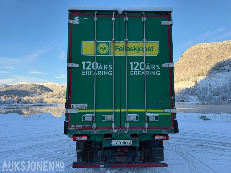 2018 Volvo FH 540 8X4 Skapbil med Bussbygg Volumax påbygg - Eu godkjent - Servicehistorikk - Skříňový nákladní auto: obrázek 4 2018 Volvo FH 540 8X4 Skapbil med Bussbygg Volumax påbygg - Eu godkjent - Servicehistorikk - Skříňový nákladní auto: obrázek 4